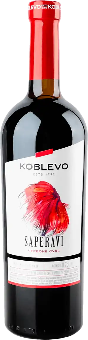 Вино Koblevo Сапераві червоне сухе 0.75 л