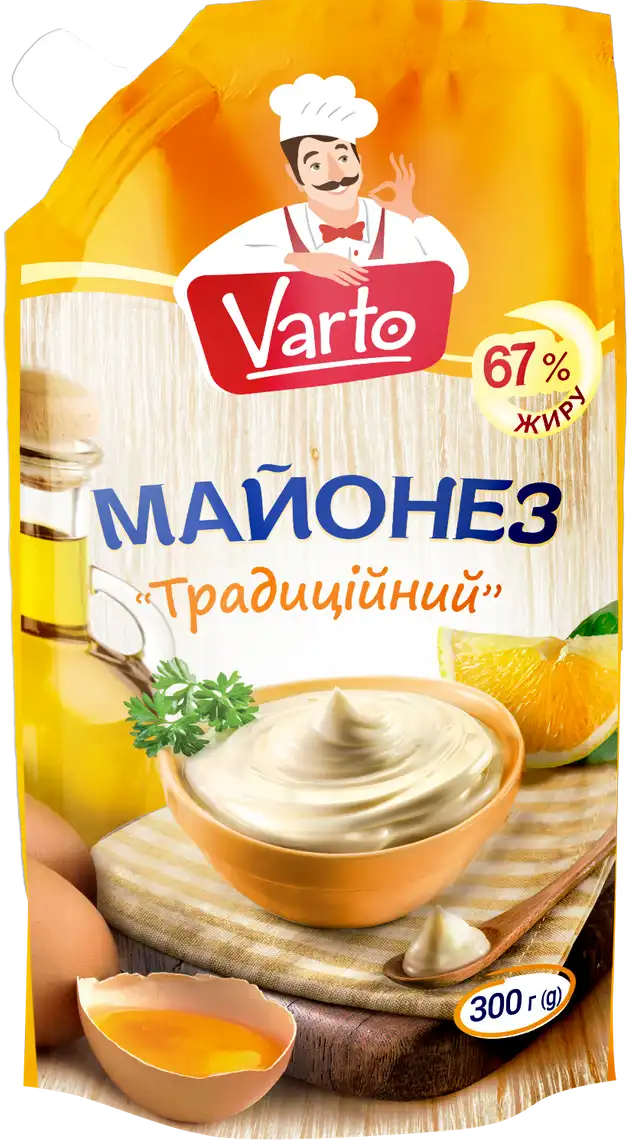 Майонез Varto Традиційний 67% 300 г