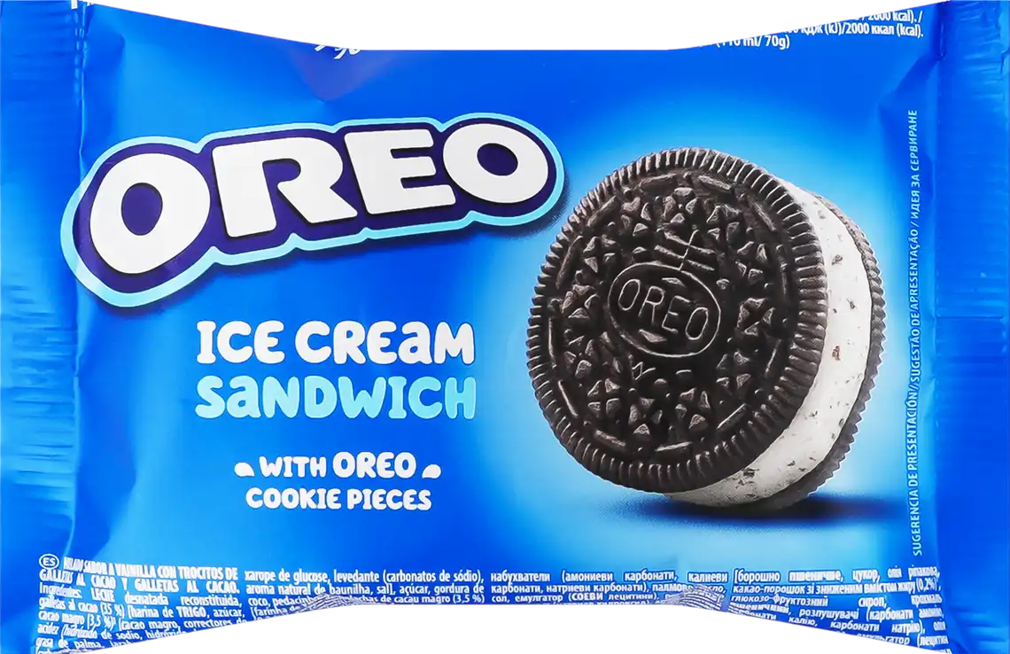 Морозиво Oreo сендвіч зі смаком ванілі 70 г