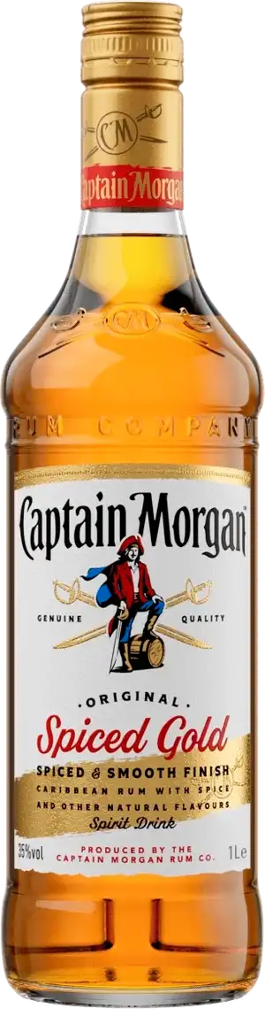 Ромовий напій Captain Morgan Spiced Gold 35% 1 л
