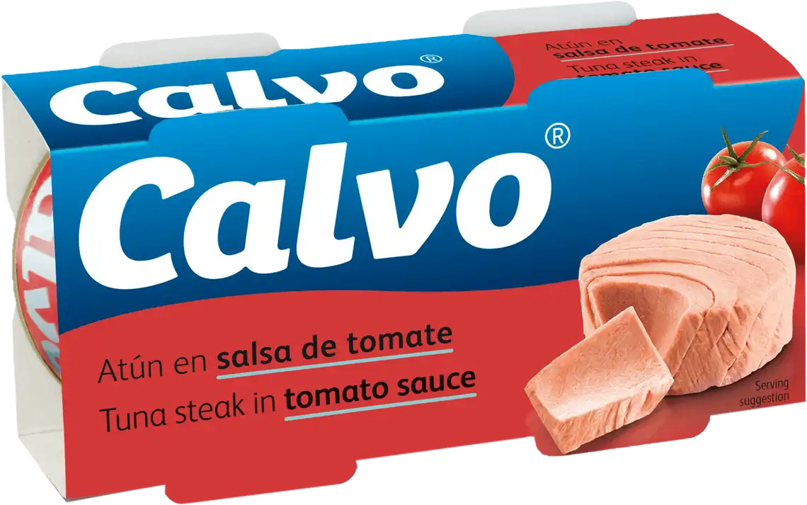 Тунець Calvo в томатному соусі 2 шт по 80 г