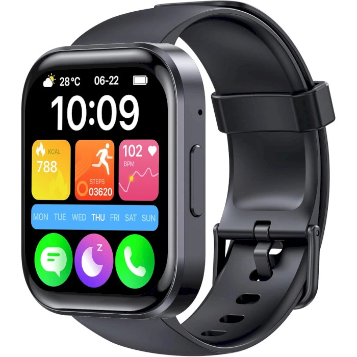 Смарт-годинник Oukitel BT103 Black (6931940767064)