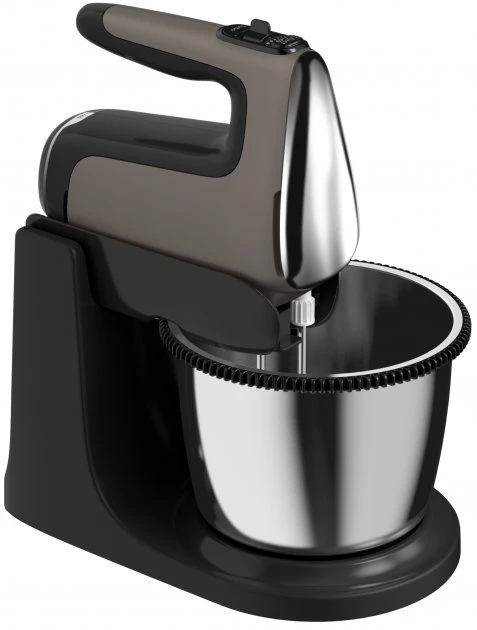 Міксер Tefal Powermix Silence сірий із чорним з чашею 600 Вт (HT654E38)