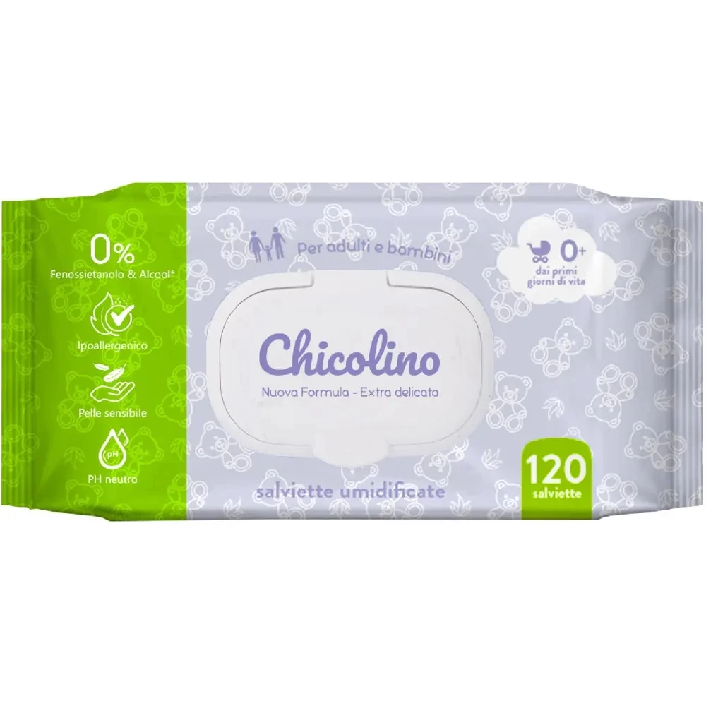 Дитячі вологі серветки Chicolino120 шт (98411772)