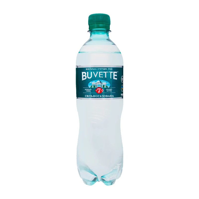 Вода мінеральна Buvette №7 сильногазована 0.5 л (4820115400047)