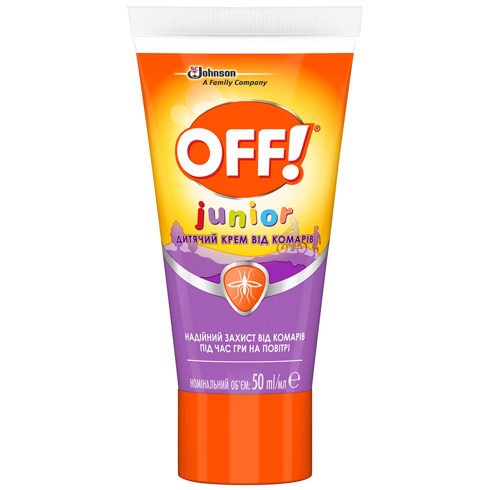 Крем від комарів OFF Junior, 50 мл