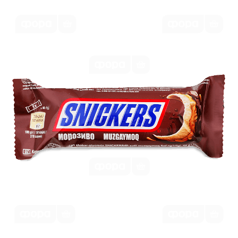 Морозиво Snickers батончик