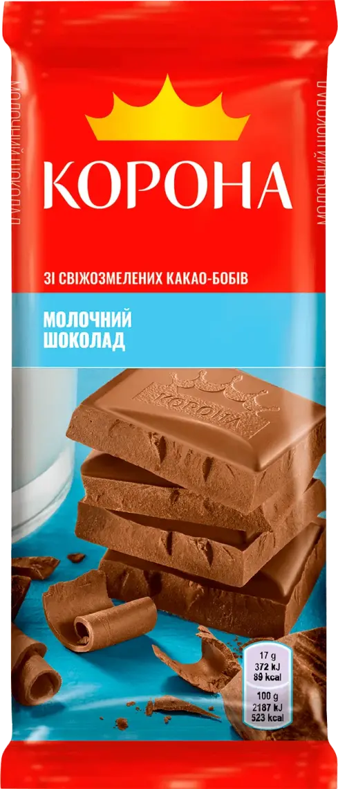 Шоколад Корона молочний 85 г