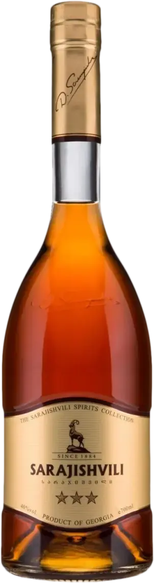 Бренді Sarajishvili 3 зірки 0.7 л