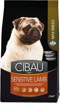 Корм сухий для собак дрібних із чутливим травленням Farmina Cibau Sensitive Adult Mini з ягням, 2.5 кг (161024)