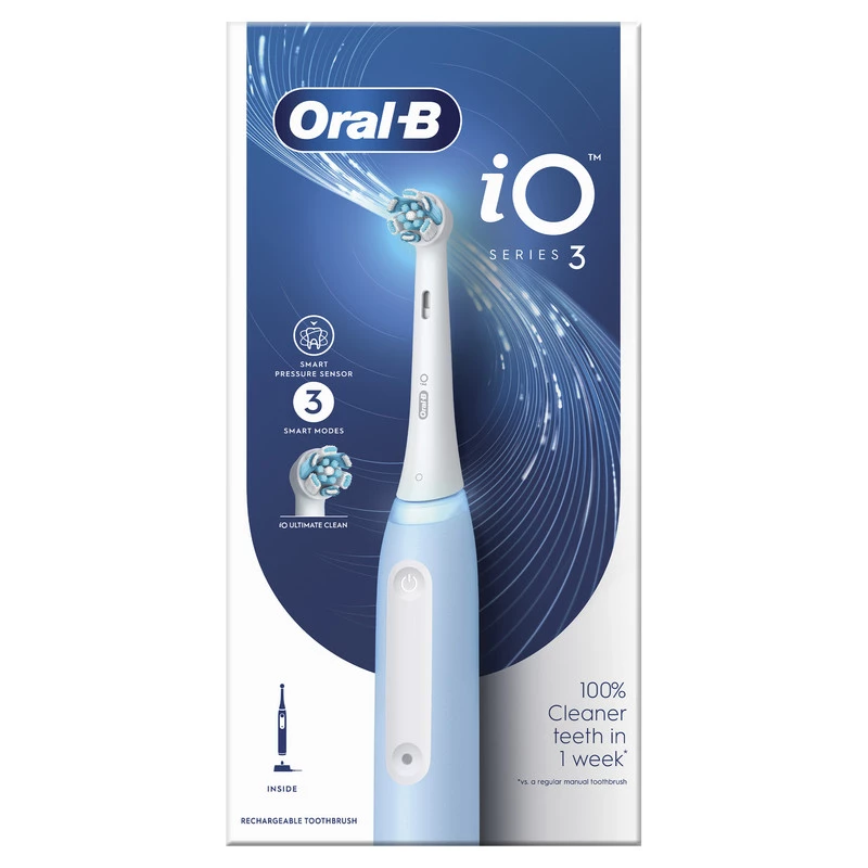 Електрична зубна щітка Oral-B iO 3 Blue (8006540731321)