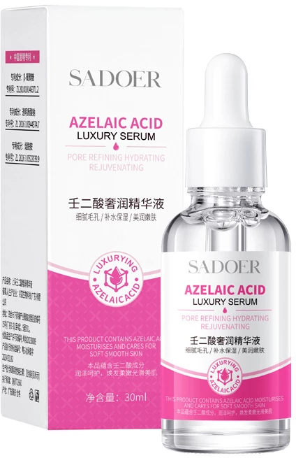 Серум для обличчя Sadoer Azelaic Acid Luxury Serum омолоджуючий з азелаїновою кислотою 30 мл (NO.SD07162)