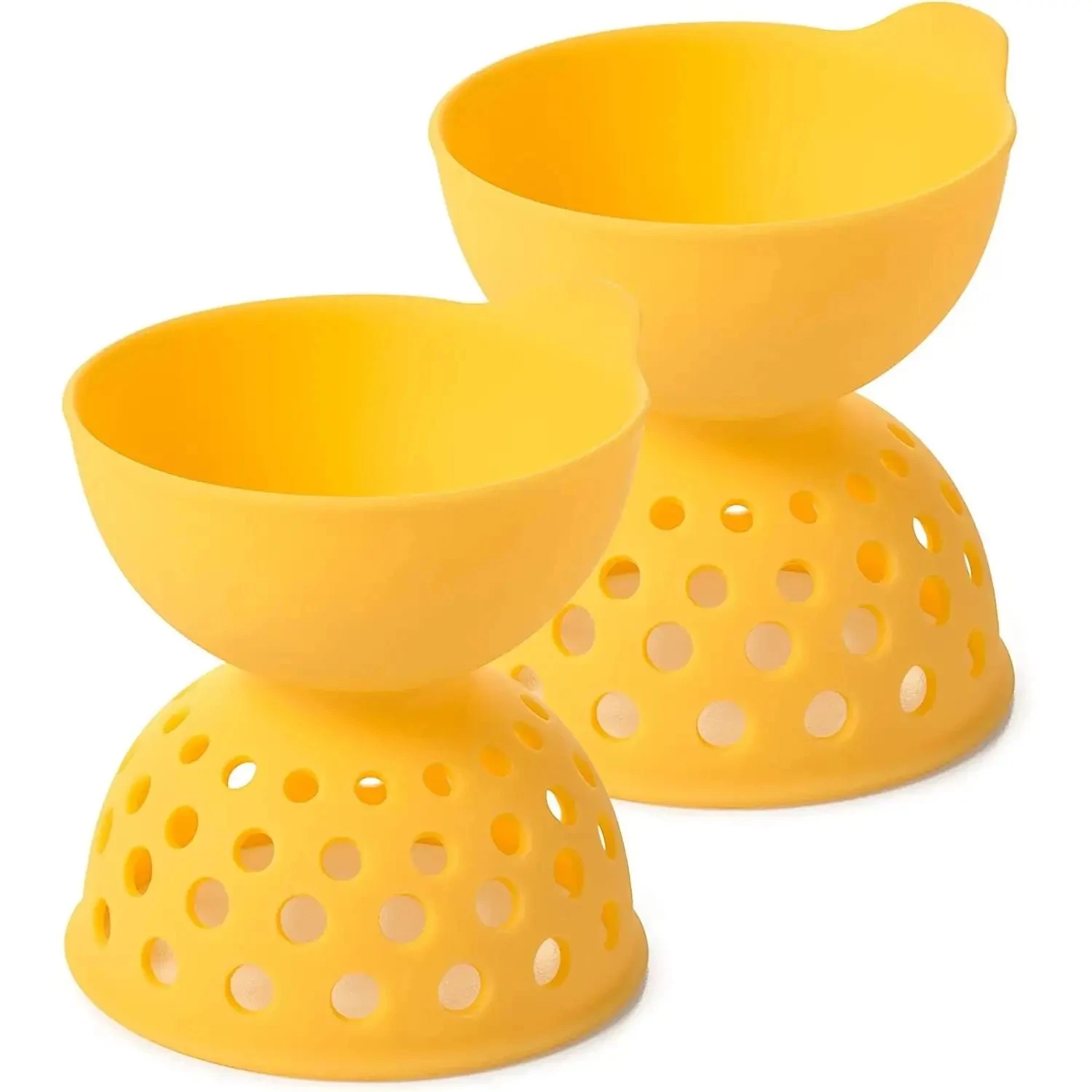 Набір форм для яєць пашот Oxo Good Grips жовтий, силікон, 2 шт (26500187)