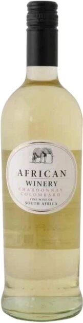 Вино African Winery Chardonnay Colombard біле сухе, 10.6%-12.9%, 0.75 л (3263280104203)