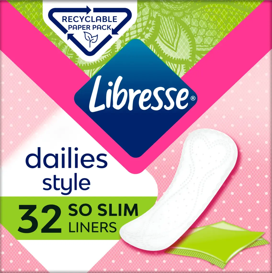 Прокладки щоденні Libresse Dailyfresh Normal 32 шт