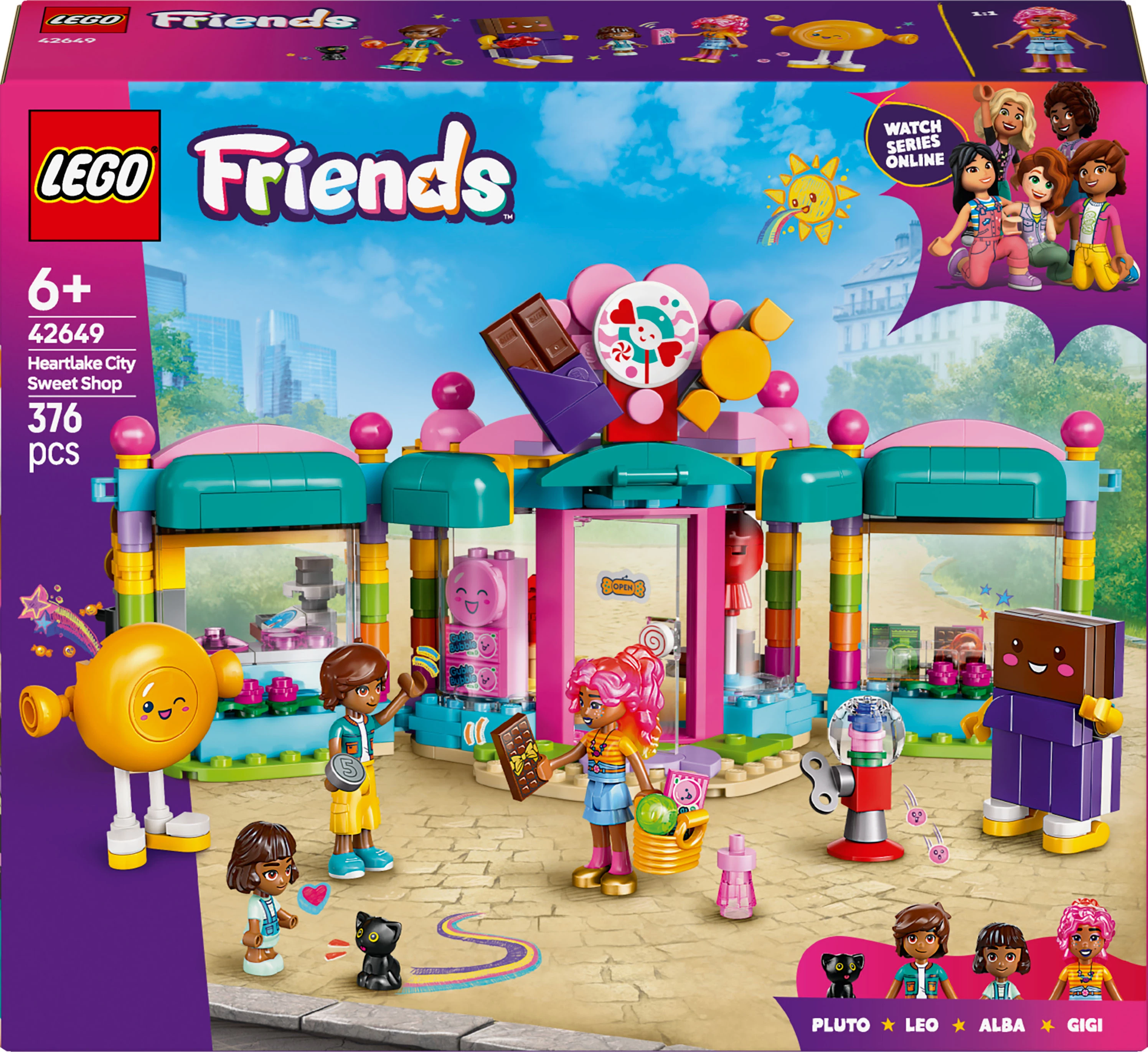 Конструктор LEGO Friends Цукерня Хартлейк-Сіті 376 деталей (42649)