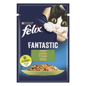 Корм вологий для котів Purina Felix Fantastic з кроликом, 85 г (7613039835500)