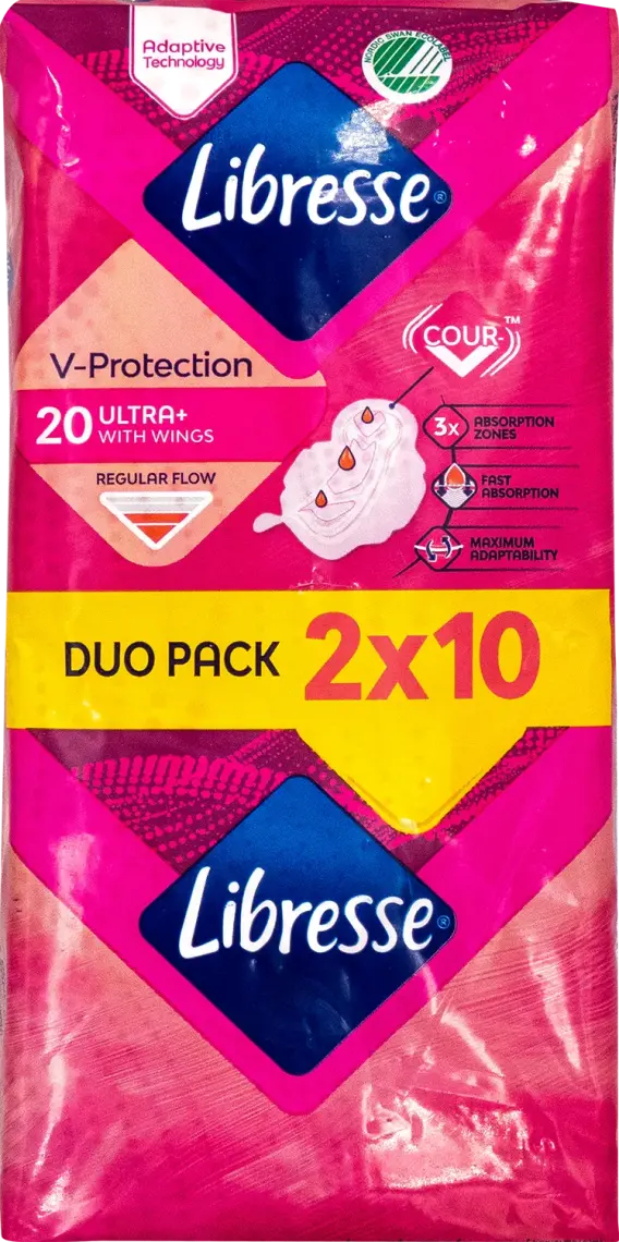 Прокладки гігієнічні Libresse Ultra Normal Soft 20 шт