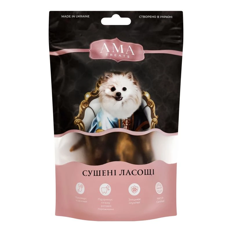Ласощі для собак AMA Treats Лапа куряча 5 шт (4820241161164)