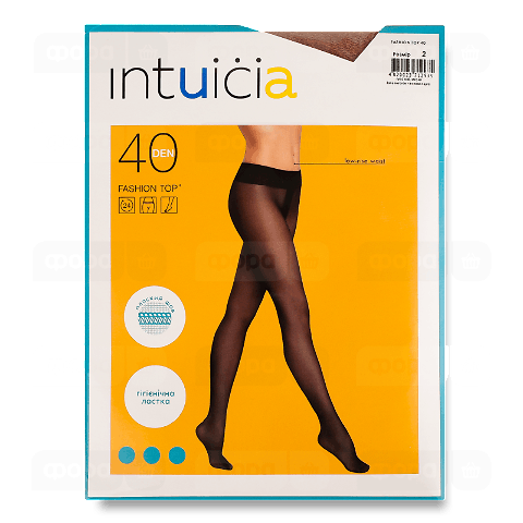 Колготки жіночі Intuicia Fashion Top 40 den тілесні р.2