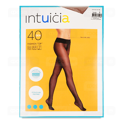 Колготки жіночі Intuicia Fashion Top 40 den тілесні р.3