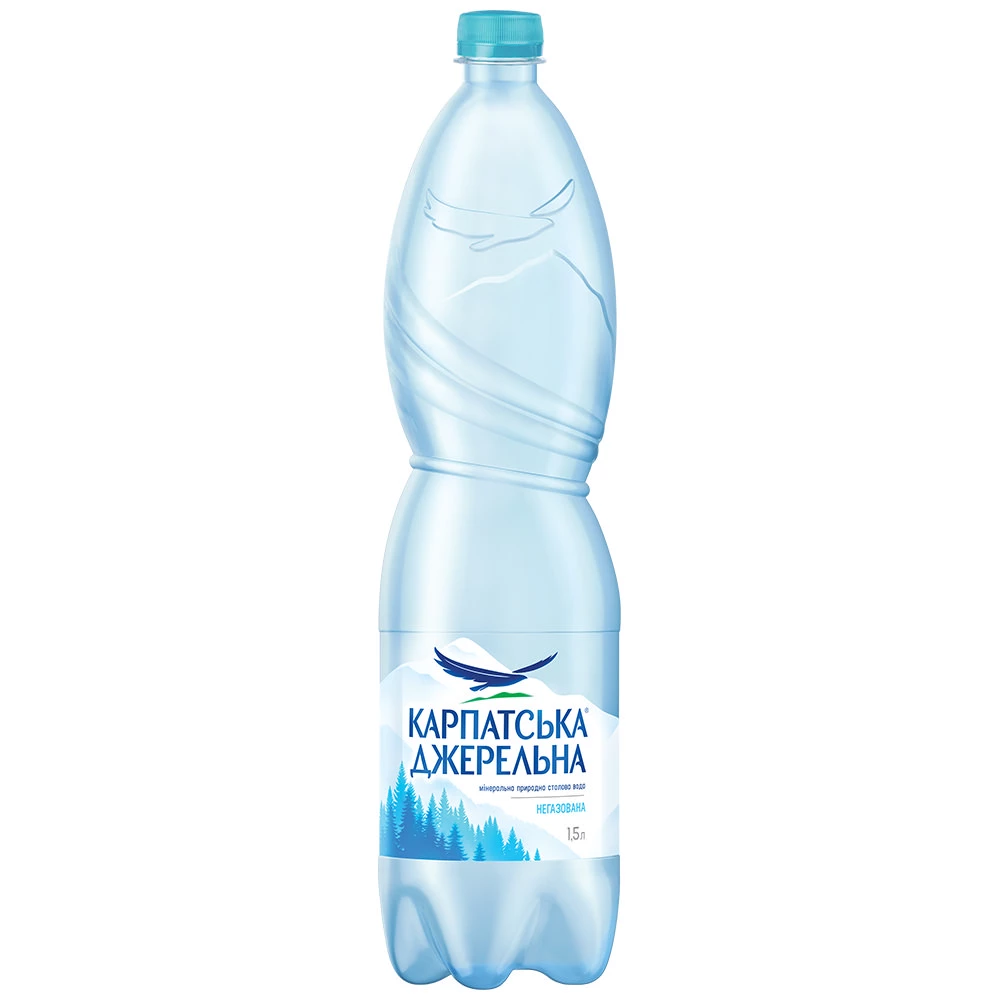 Вода мінеральна Карпатська Джерельна негазована 1.5 л (4820051240110)