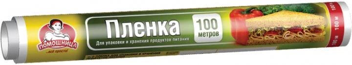 Плівка харчова Помічниця, 29 см х 100 м, в рулоні