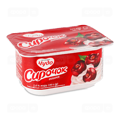 Сирочок «Чудо» вишневий 5%, ванночка