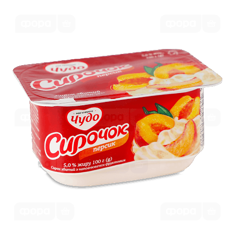 Сирочок «Чудо» персиковий 5%, ванночка