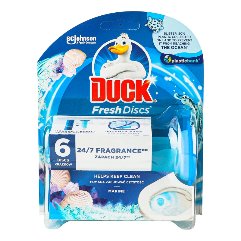 Диски чистоти Duck Морська свіжість 36 мл.