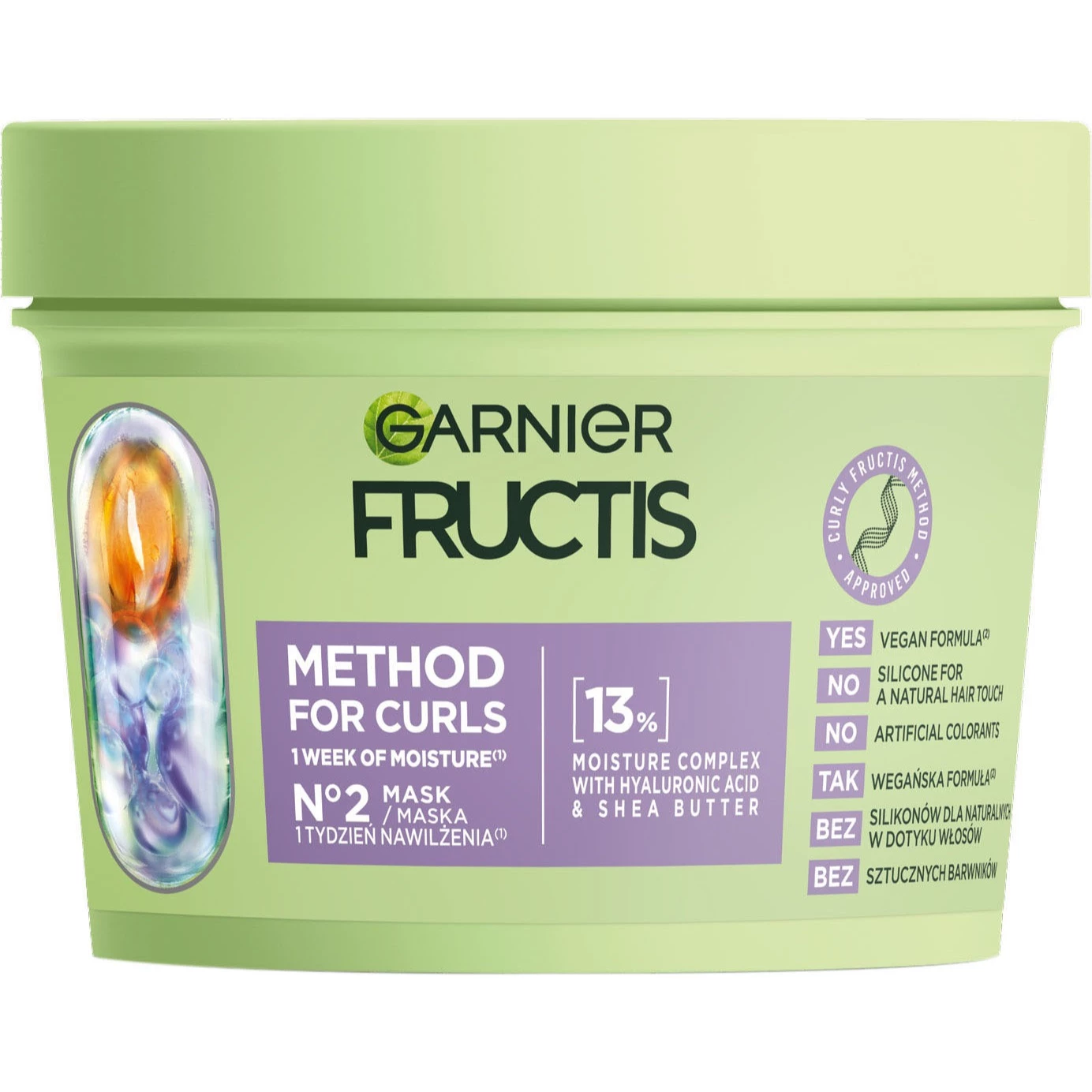 Маска Garnier Fructis Curls Method зволожувальна для хвилястого та кучерявого волосся 370 мл (3600542590600)