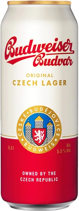 Пиво Budweiser Budvar світле фільтроване 5% 0.5 л