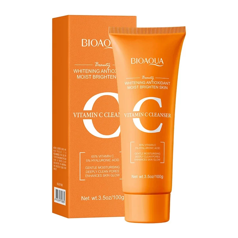 Пінка для обличчя з вітаміном С Bioaqua Vitamine C Face Cleanser 100г (NO.BQY18885)
