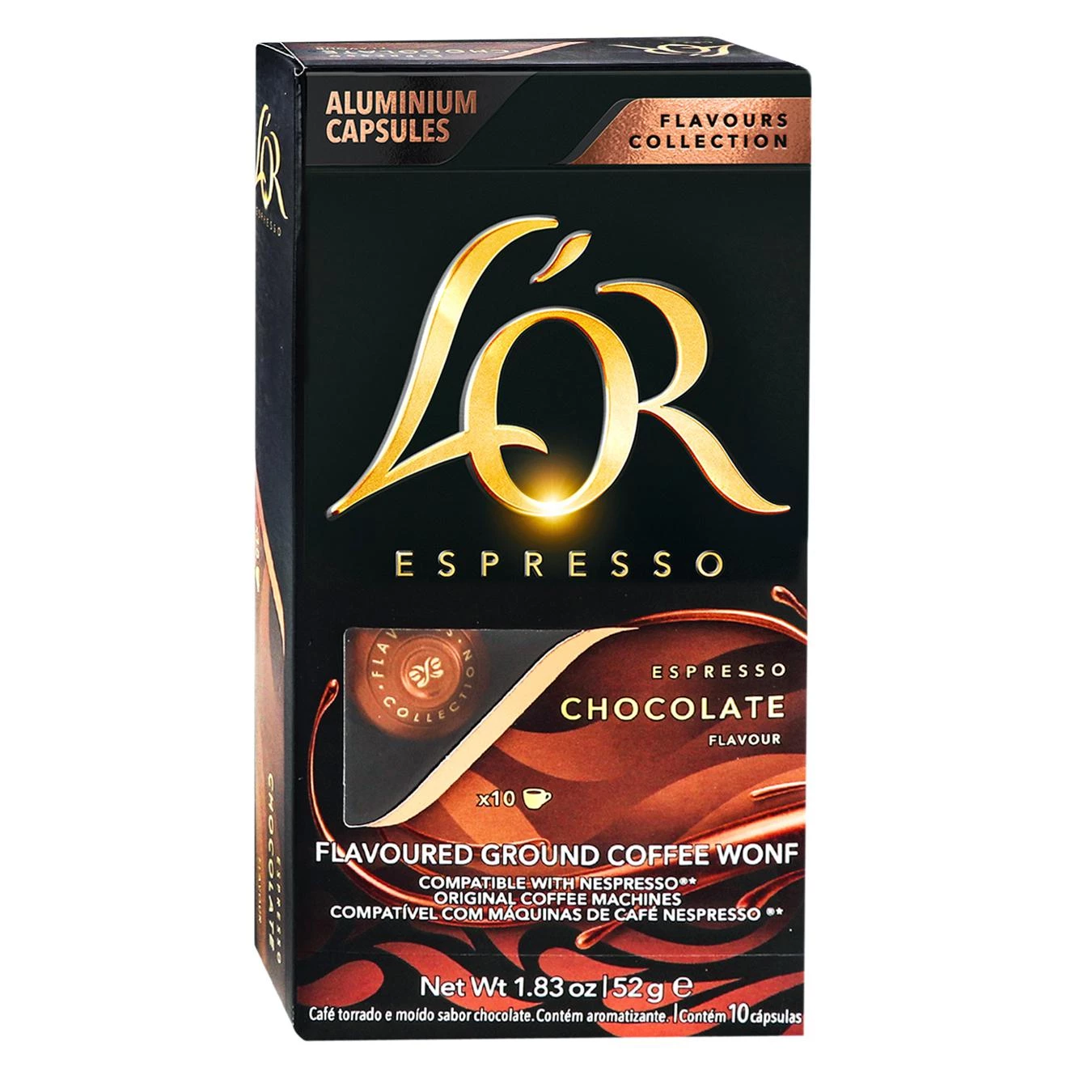 Кава L`or Espresso Chocolat в капсулах 5.2 г х 10 шт (8711000488188)
