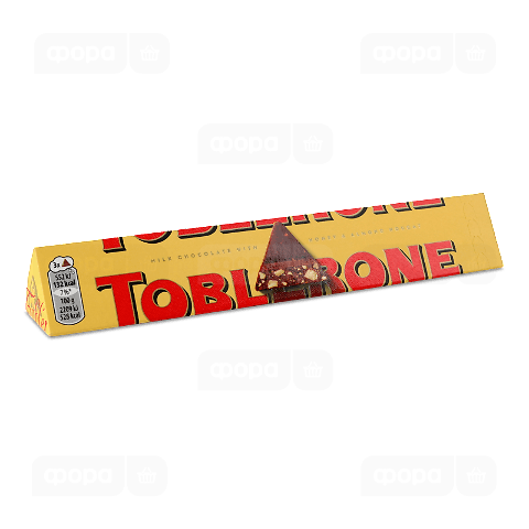 Шоколад молочний Toblerone з нугою з меду й мигдалю