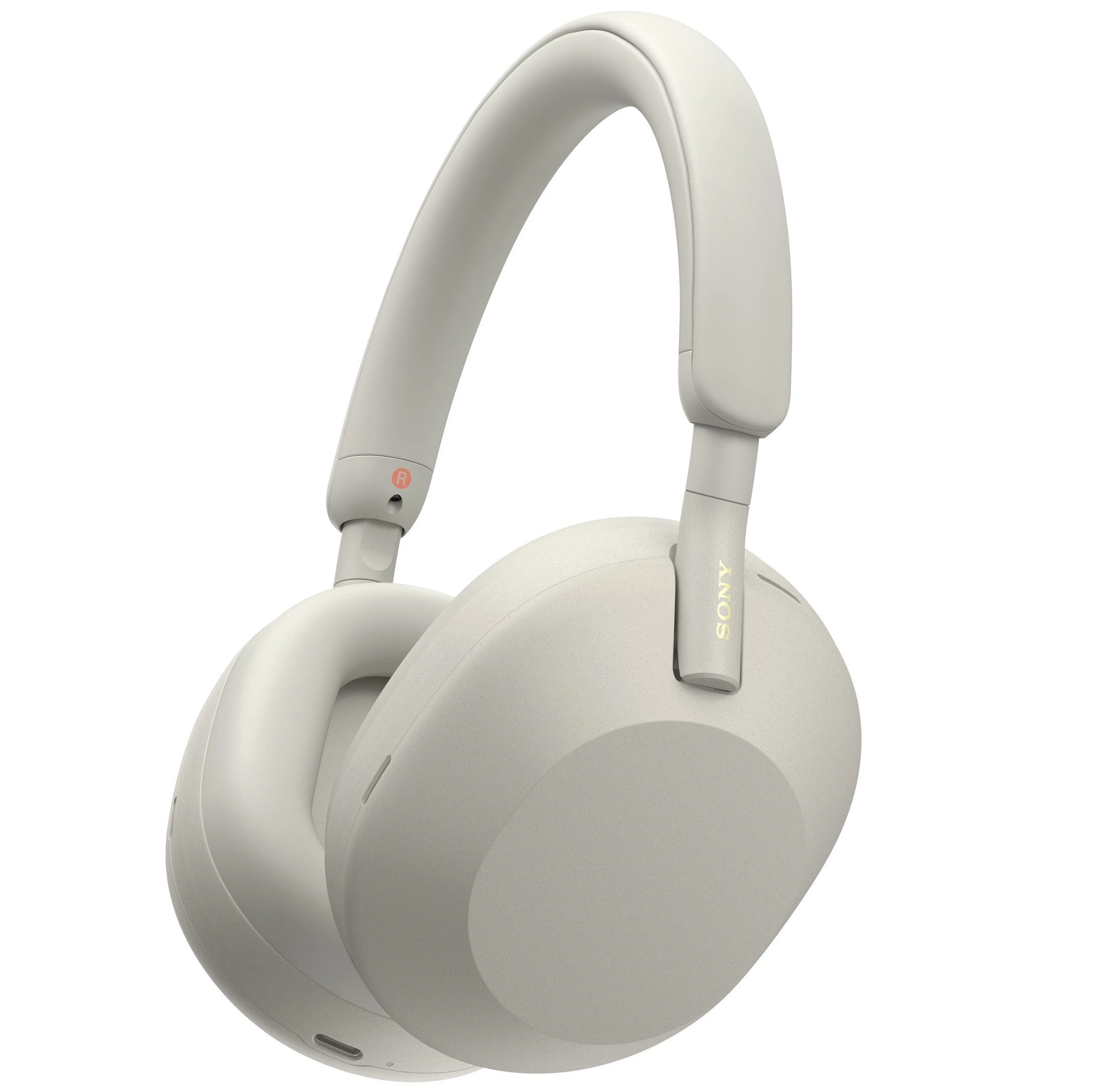 Навушники Bluetooth Sony WH-1000XM5 комбіновані складні пластикштучна шкіра сріблястий