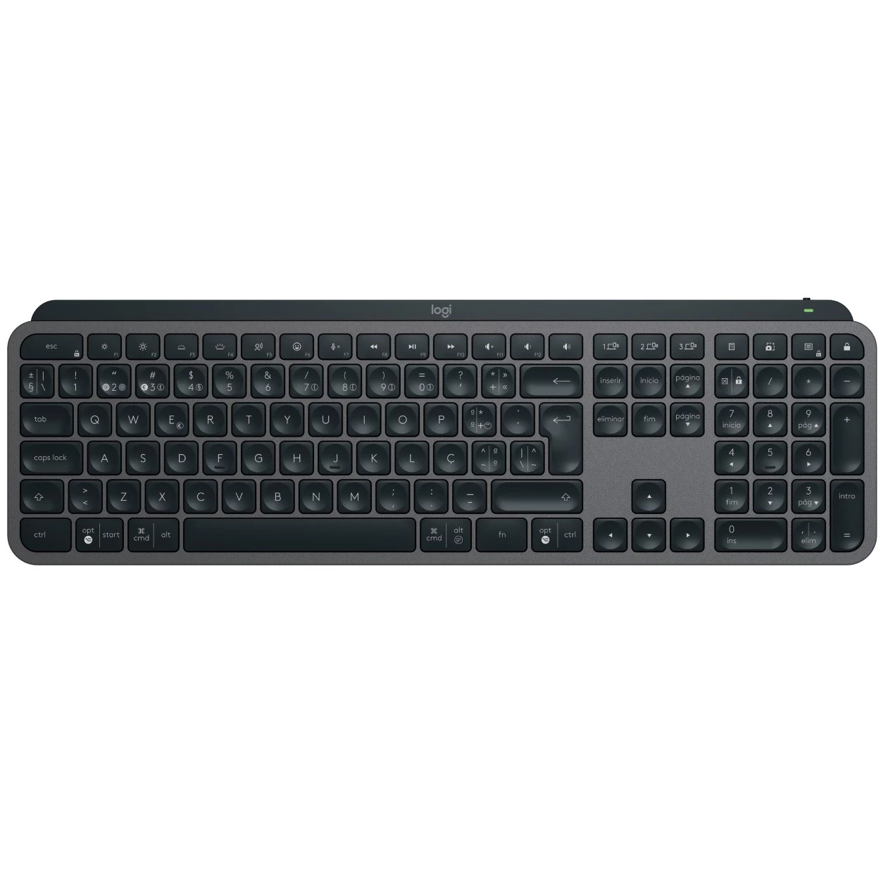 Клавiатура бездротова Logitech MX Keys S Graphite (467169)