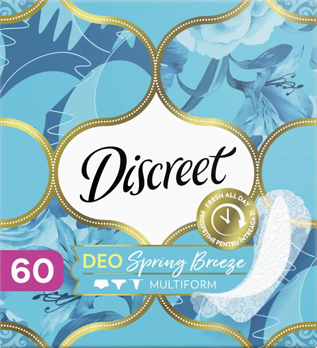 Прокладки щоденні Discreet Deo Spring Breeze 60 шт.
