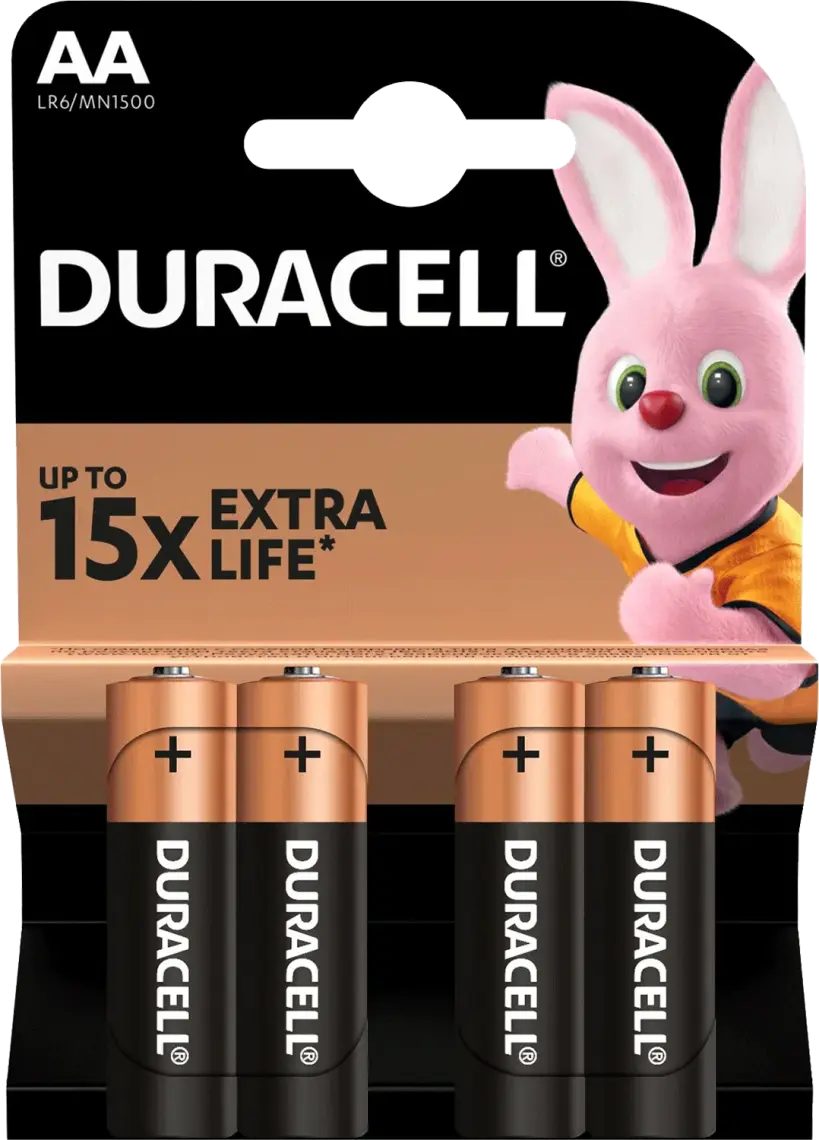 Батарейки Duracell AA LR6 MN1500 4 шт