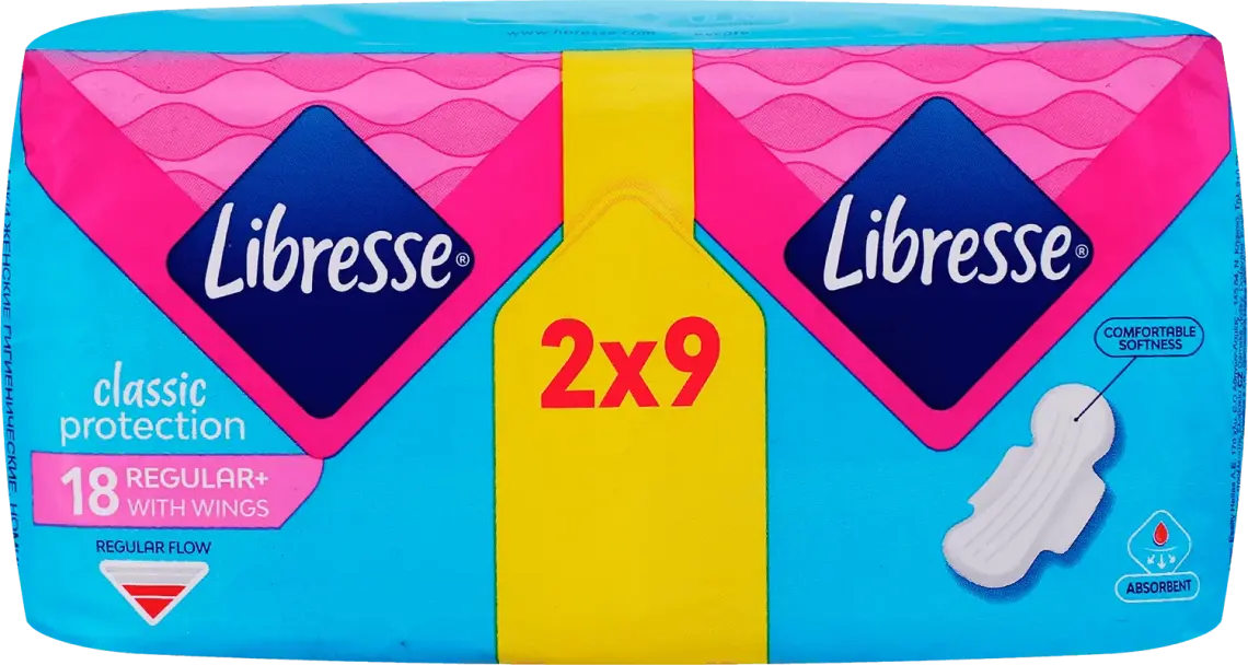 Прокладки Libresse Classic Protection Regular 18 шт