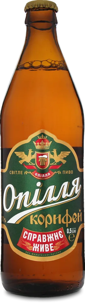 Пиво Опілля Корифей світле фільтроване 3.7% 0.5 л
