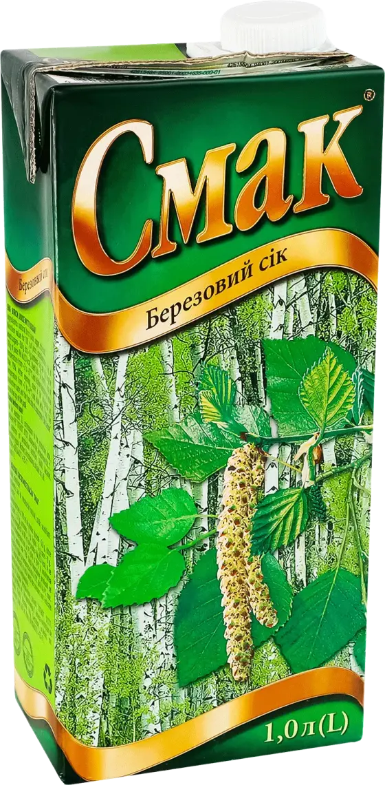 Сік Смак березовий з цукром 1 л