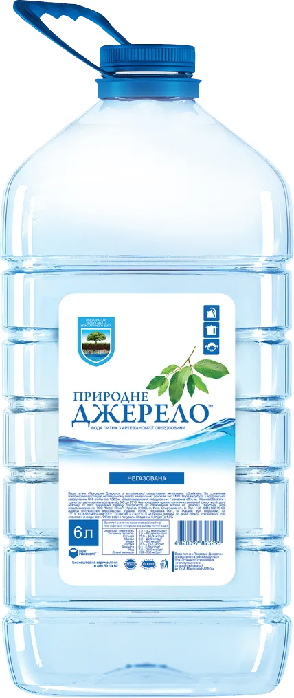 Вода Природне Джерело негазована 6 л