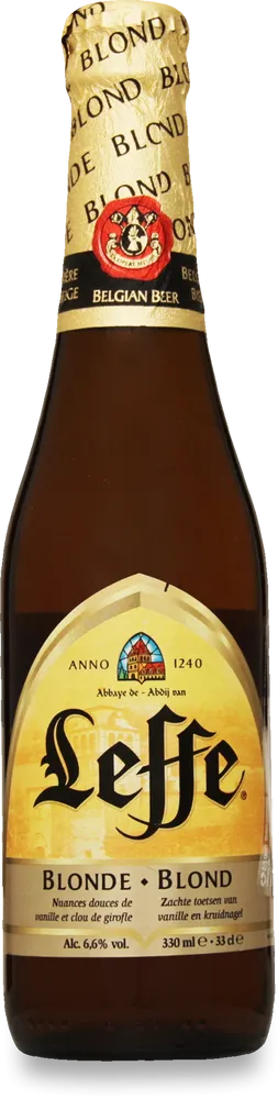 Пиво Leffe Blonde світле фільтроване 6.6% 0.33 л