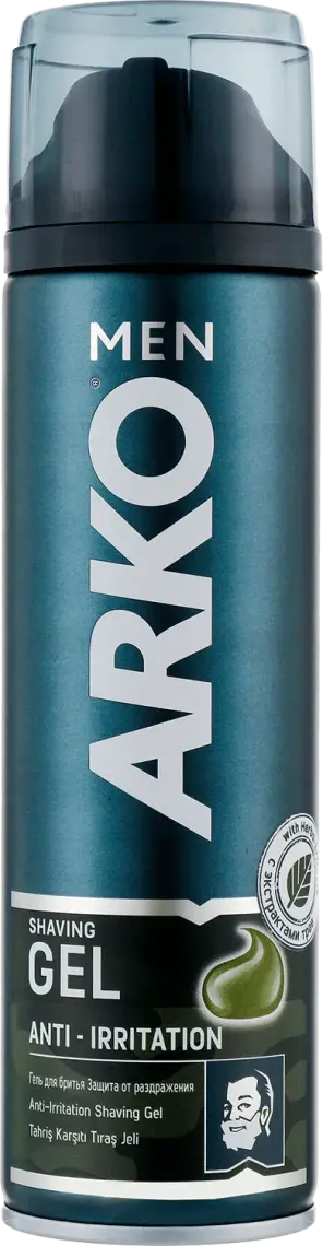 Гель для гоління Arko Anti-Irritation 200 мл