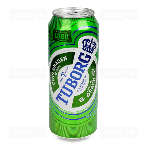 Пиво Tuborg Green з/б