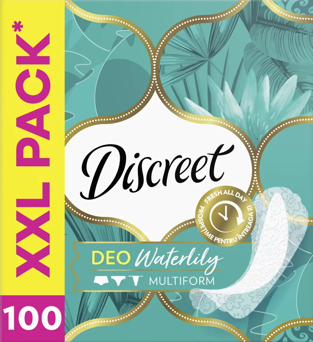 Прокладки щоденні Discreet Deo Waterlily Plus 100 шт.