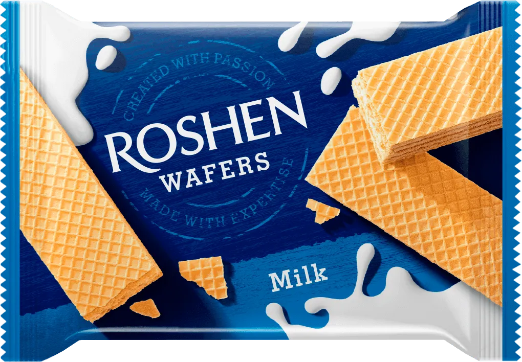 Вафлі Roshen Wafers Молоко 72 г