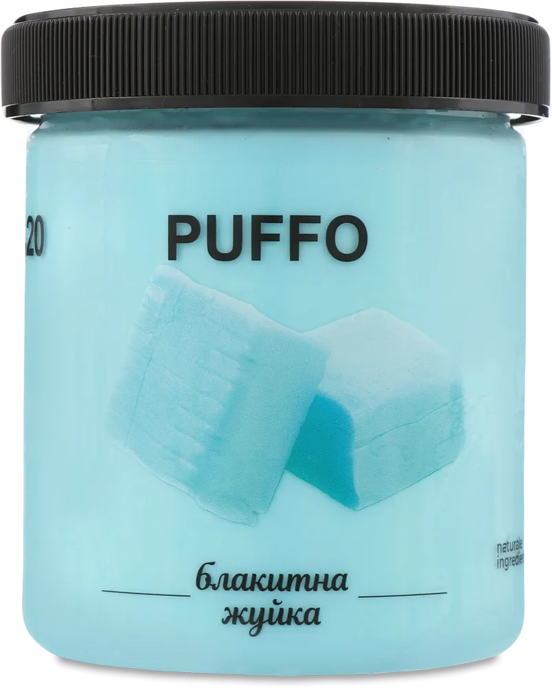Морозиво La Gelateria Italiana Пуф крем Блакитна жуйка 330 г