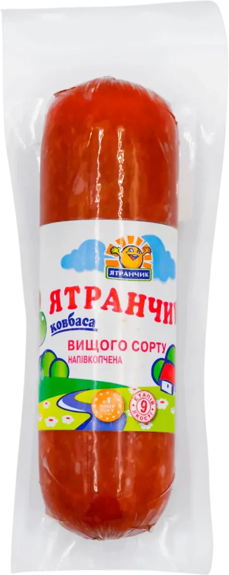 Ковбаса Ятранчик напівкопчена вищий гатунок 260 г